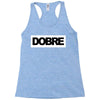 Dobre Black/White Racerback Tank