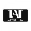 u.a high student my hero academy pocket License Plate