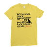 binx spell Ladies Fitted T-Shirt
