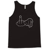 funny rude fingers ideal birthday gift or present Tank Top