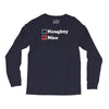 more nice than naughty Long Sleeve Shirts