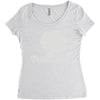 dreamland logo Women's Triblend Scoop T-shirt