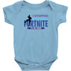 i Stopped Playing Fortnite To Be Here Baby Bodysuit