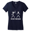 i've got your back Women's V-Neck T-Shirt