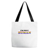 I'm Only Human Tote Bags