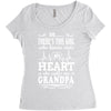 There's This Girl Who Kinda Stole My Heart Grandpa Women's Triblend Scoop T-shirt