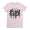 be alone Ladies Fitted T-Shirt