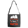 can't scare me Adjustable Strap Totes