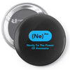 nerdy to the power of awesome Pin-back button