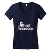 go away, i'm introverting Women's V-Neck T-Shirt