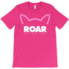 pussy roar - women's march alliance white logo T-Shirt