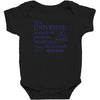 The Universe Is Made Of Protons Neutrons Elektrons And Morons Baby Bodysuit