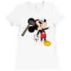 zombie mickey Ladies Fitted T-Shirt