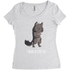 i woke up like this Women's Triblend Scoop T-shirt