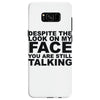 rude slogan Samsung Galaxy S8