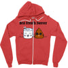 best friends forever Zipper Hoodie