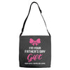 I'm Your Father's Day Gift Mom Says You're Welcome Baby Girl Adjustable Strap Totes