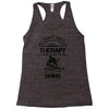 I Don't Need Therapy Just to Do Skiing Racerback Tank