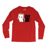 purr evil Long Sleeve Shirts