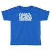 chubby tattooed bearded &amp; awesome Toddler T-shirt