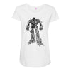 optimus prime Maternity Scoop Neck T-shirt