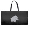 elephant cute Weekender Totes