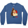 vintage santa christmas Crewneck Sweatshirt