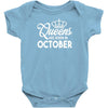 queens are born in october Infant Clothing