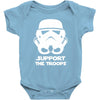 support the troops Baby Onesie
