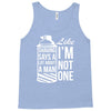 shaving says a lot about a man like Tank Top