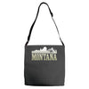 montana mountains Adjustable Strap Totes