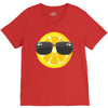 Lemon with Glasses V-Neck Tee