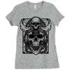 skull Ladies Fitted T-Shirt