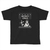 christmas funny dog &amp; snowman Toddler T-shirt