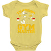 training to be gym master Baby Bodysuit