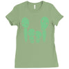 kodama family ghibli Ladies Fitted T-Shirt