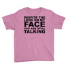 rude slogan Youth Tee