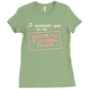 i nominate you for the dumpster full of aids needles challenge Ladies Fitted T-Shirt