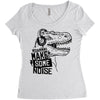 make some noise Women's Triblend Scoop T-shirt