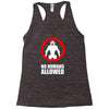no humans allowed district 9 Racerback Tank