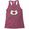 mickey et l'amour en Racerback Tank