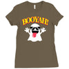 booyah ghost horror Ladies Fitted T-Shirt