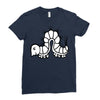 white Ladies Fitted T-Shirt