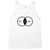 music elitism venn diagram musician indie snob rock geek shirt t shirt Tank Top