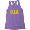 cia  funny  fashion fbi feds joke fancy dress Racerback Tank