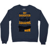My Daughter Is Super Awesome Her Mom Crewneck Sweatshirt