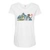 jurassic story Maternity Scoop Neck T-shirt
