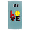 love softball Samsung Galaxy S7 Edge