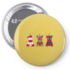 Three Cute But Angry Unicorn Pin-back button