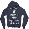 not a nerd Zipper Hoodie